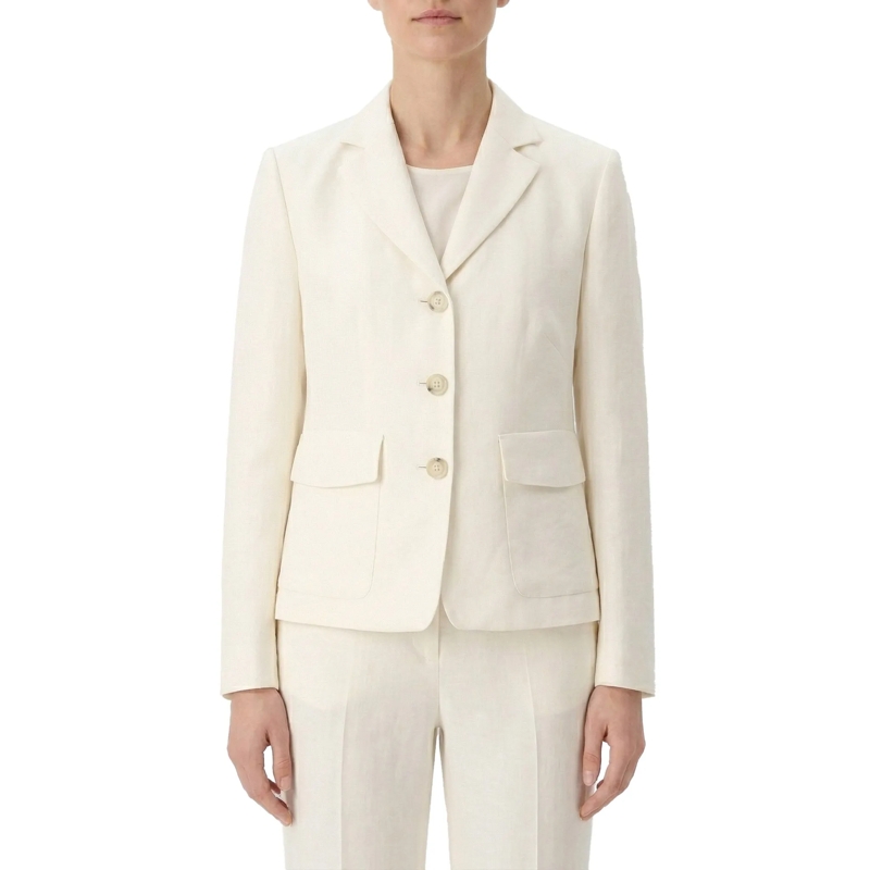 Luisa Cerano Blazer Blazer aus Leinenmix weiß(Image 2)