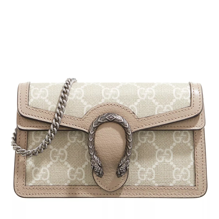 Gucci Dionysus GG Mini Bag Beige/White in GG Supreme Canvas