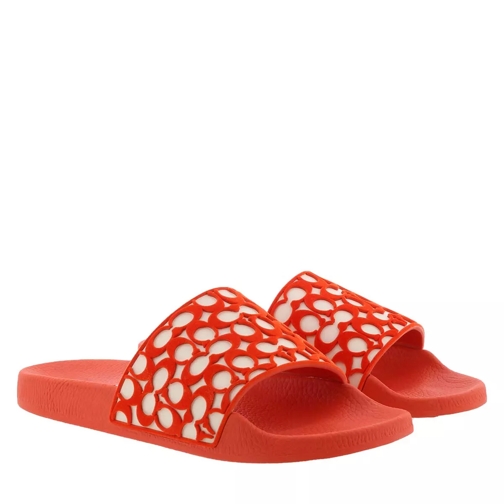Coach Shoes Shower Slides Fiery Red Slide