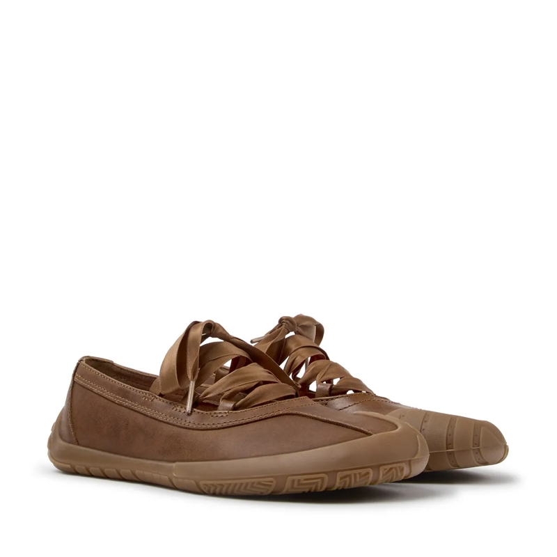 Camper Ballerinas - Zertifikat der Leather Working Group- Schuhmach mittel-braun(Image 2)