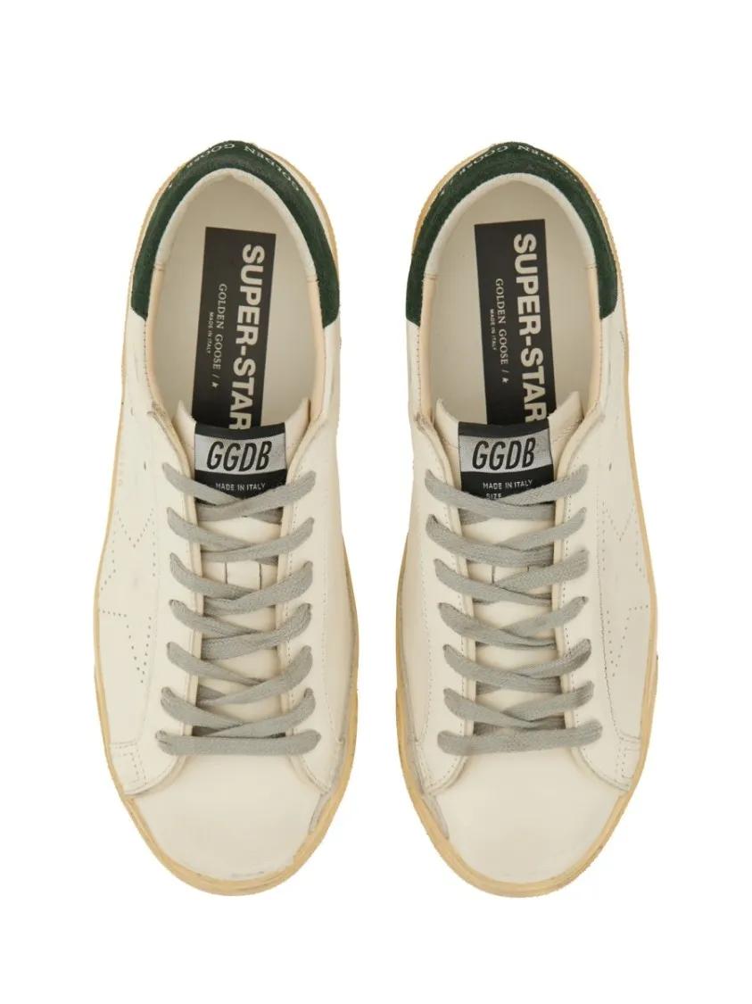Thumbnail - Golden Goose Low-Top Sneaker - Superstar Distressed Leather Low-Top Sneakers - Gr. 39 (EU) - in Weiß - für Damen