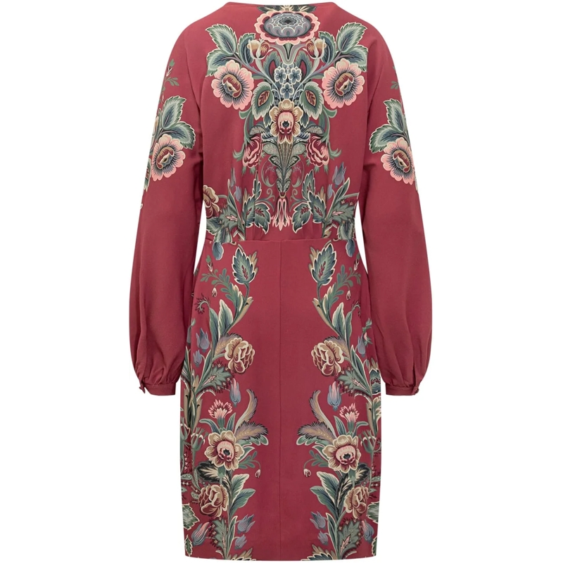 Etro Midikleid Abito in Viscosa a Fantasia Floreale Etro braun(Image 2)