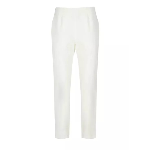 Peserico  White Cotton Trousers White