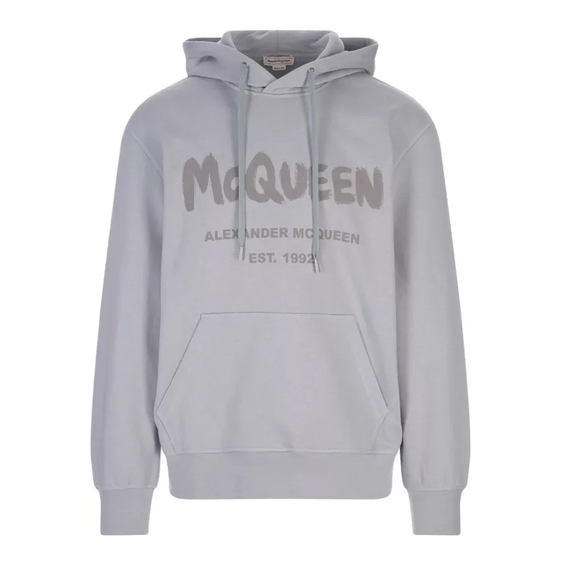 Alexander McQueen  Hoodie Sweatshirt Grey