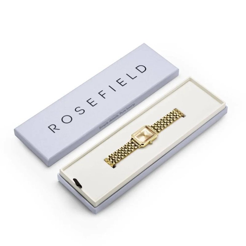 Rosefield Quarzuhr Damenuhr Octagon champagner(Image 4)