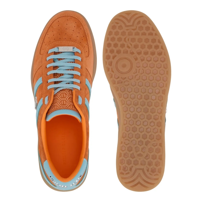 Philipp Plein Low-Top-Sneaker Low-Top Sneakers Retro Rebel orange(Image 4)