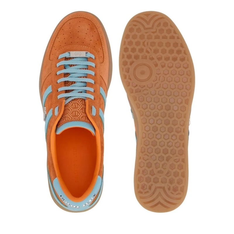 Philipp Plein Low-Top-Sneaker Low-Top Sneakers Retro Rebel orange(Image 5)
