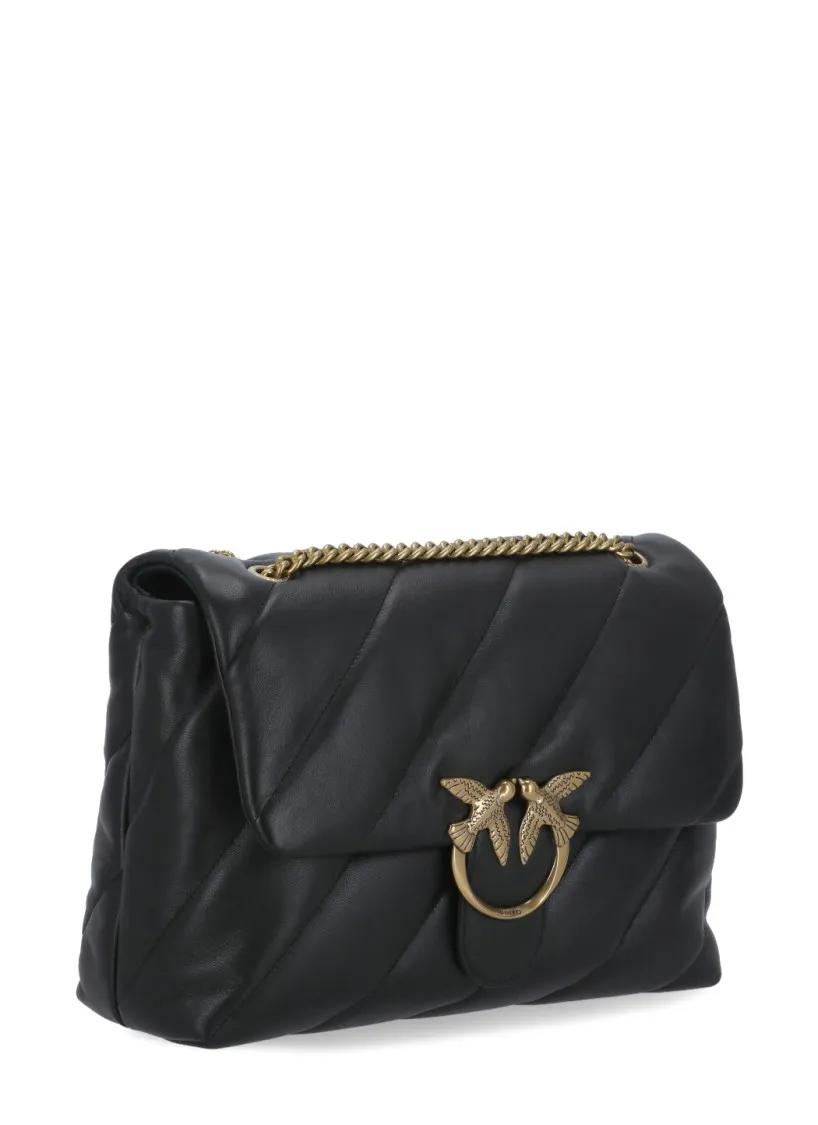 Pinko Hobo bags Black Love Puff Big Bag in zwart