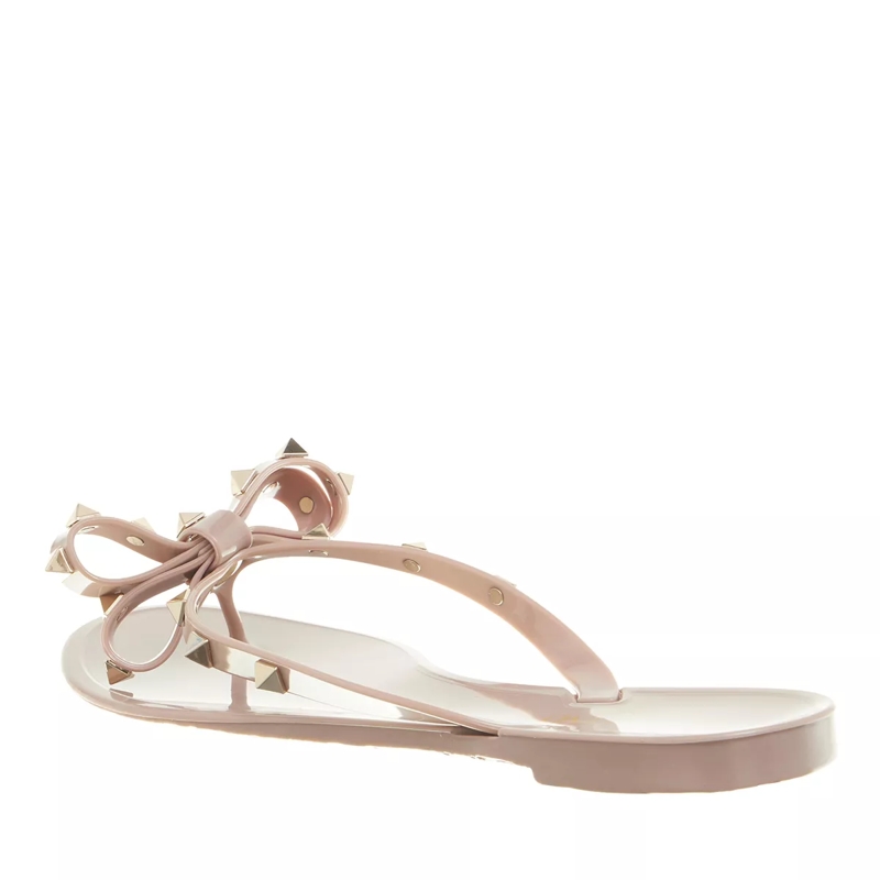 Valentino Garavani Flip Flops Thong Summer Rockstud Poudre(Image 3)