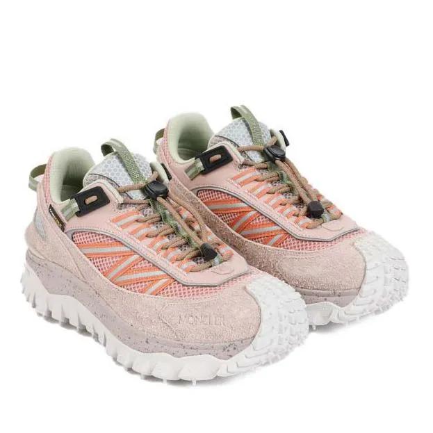 Moncler Low-Top Sneaker - Pastel Pink Trailgrip Sneakers - Gr. 38,5 (EU) - in Beige - für Damen