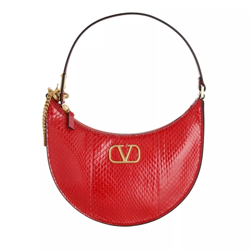 Valentino Garavani Supervee Hobo Bag Leather Red Hobo Bag