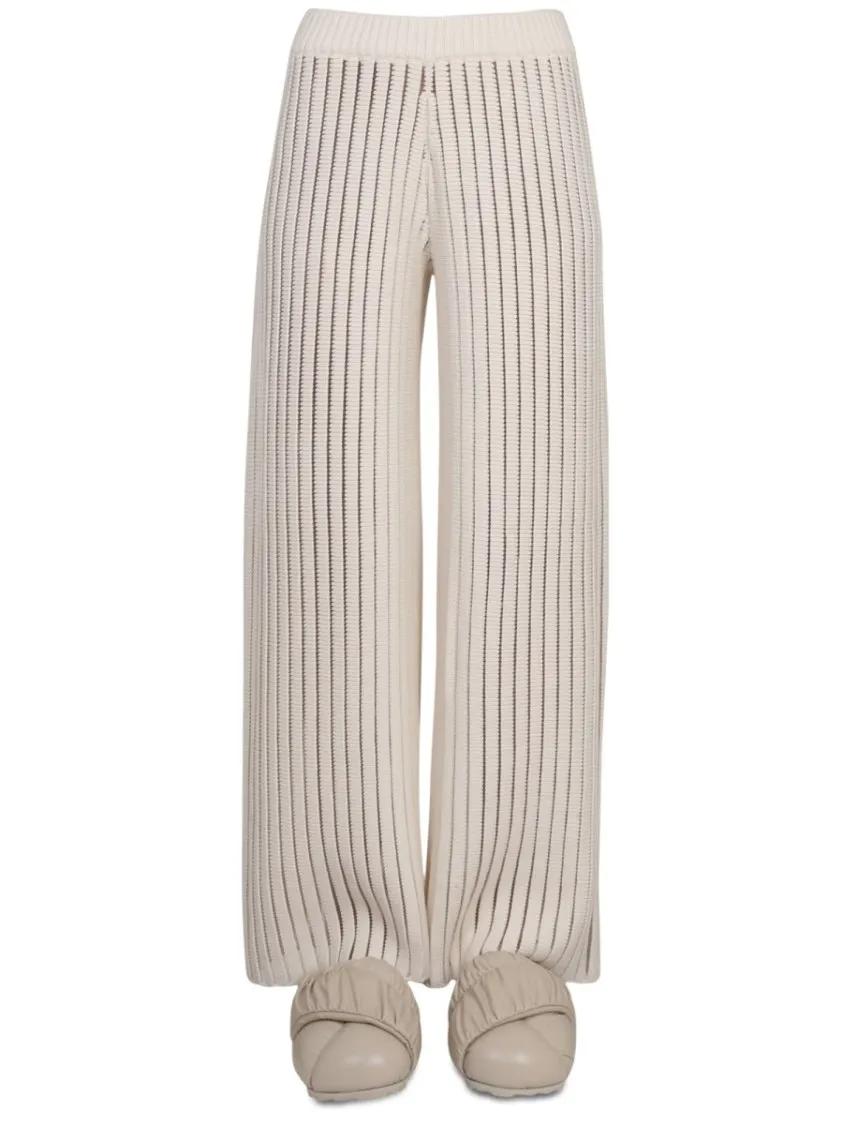 Thumbnail - Fabiana Filippi - Relaxed Fit Wide Leg Pants - Größe 42 - grau