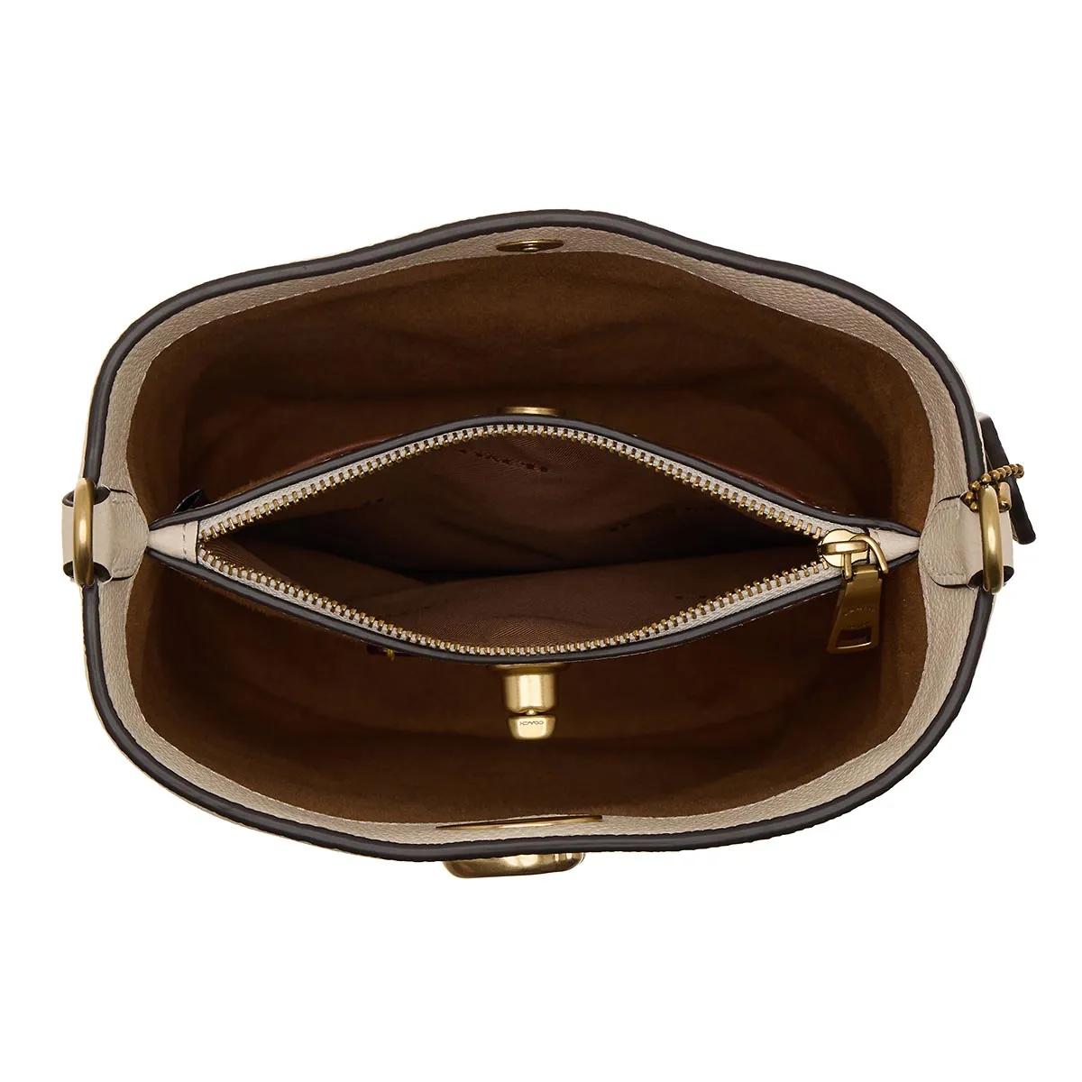 Coach Shoppers Polished Pebble Soft Willow 19 in crème
