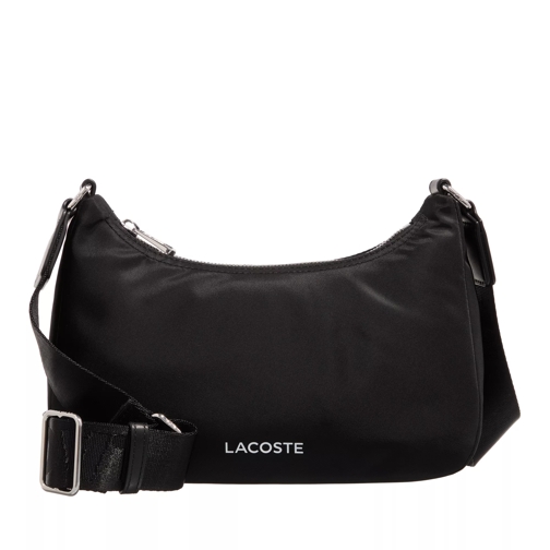 Lacoste Active Nylon Shoulder Bag Noir Schoudertas