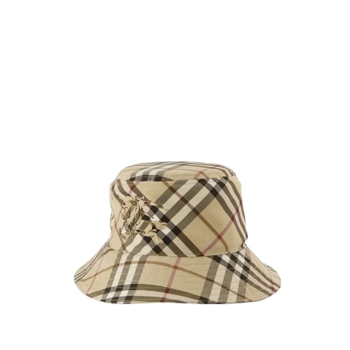 Burberry Chapeau Bob Essentials Check - Synthetic - Beige Neutrals