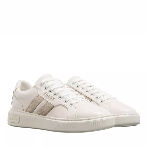 Bally Melany Gl White/Yellow Gold Low-Top Sneaker