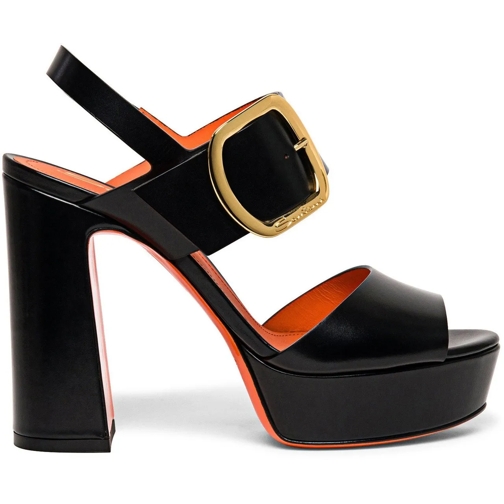 Santoni Sandale Women?s leather highheel sandal weiß