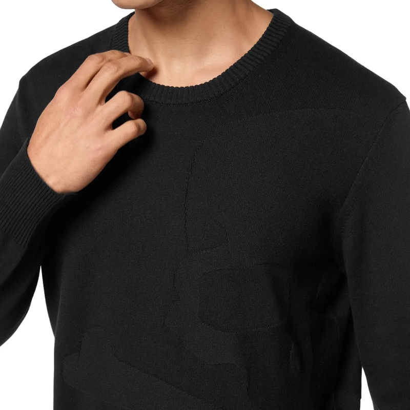 Philipp Plein  Rundhalspullover Skull&Bones schwarz(Image 2)