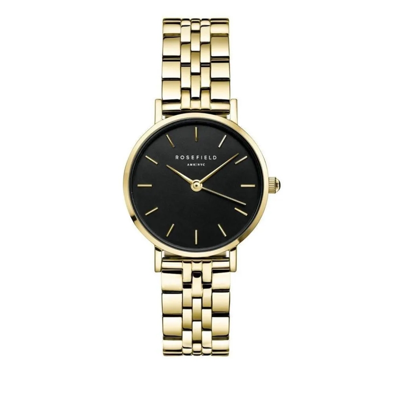 Rosefield Quarzuhr Damenuhr Small Edit schwarz