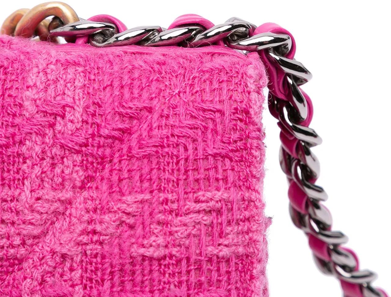 Thumbnail - Chanel Hobo Bags - 2019 Tweed 19 Wallet On Chain - Gr. unisize - in Gold - für Damen