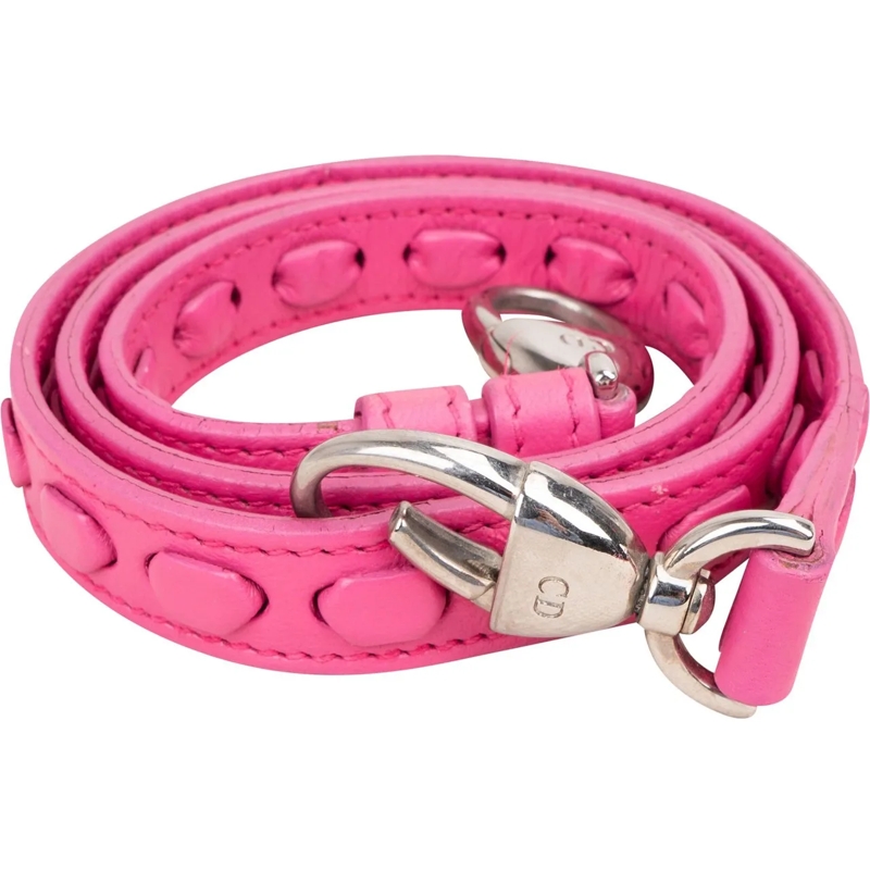 Christian Dior Tote Christian Dior Pink Leather Lady Dior Bags Strap rot