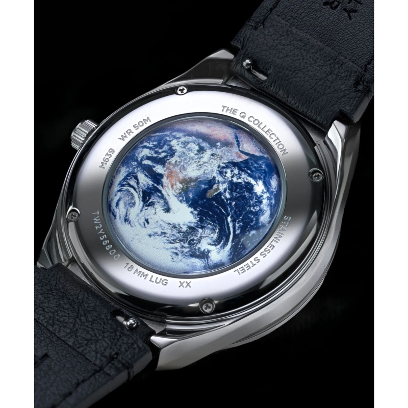 Timex Quarzuhr Quarz-Analoguhr Q Timex Vintage Inspired Nasa schwarz(Image 6)