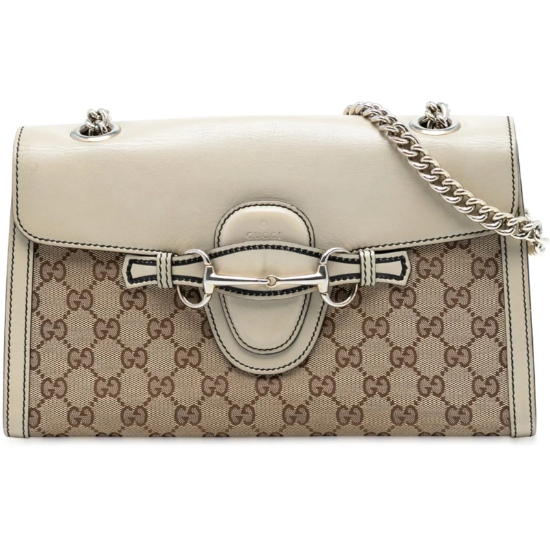 Gucci Sac à bandoulière Medium GG Canvas Emily Shoulder Bag braun