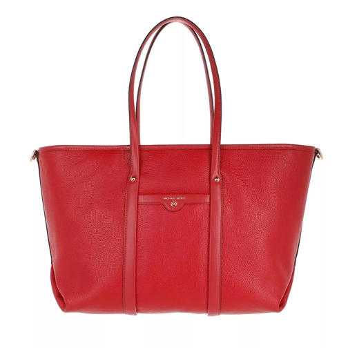 MICHAEL Michael Kors Beck Large Tote  Leather Bright Red Shopping Bag