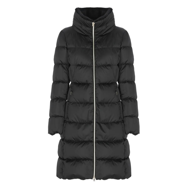 Herno  Padded And Quilted Coat Black