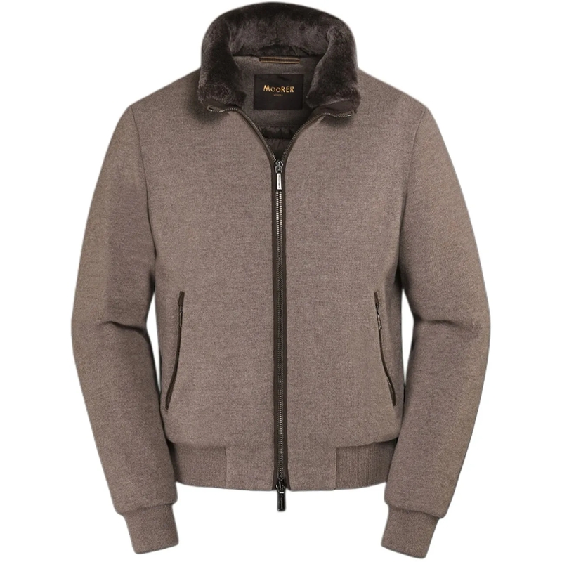 Moorer Daunenjacke Jas Bellati-Mrw taupe taupe