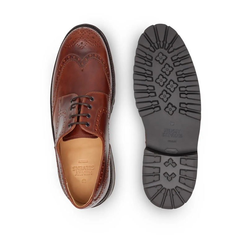 Henry Stevens Chaussures à lacets Schnürer Harry FBD5 mittel-braun(Image 4)