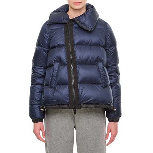 Sacai Puffer Jacket Blue Overgangsjas