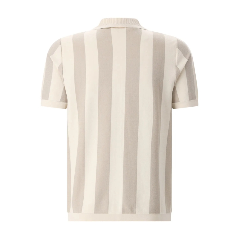 PROFUOMO Hemd Kurzarmhemd aus Baumwolle & Seide beige(Image 2)