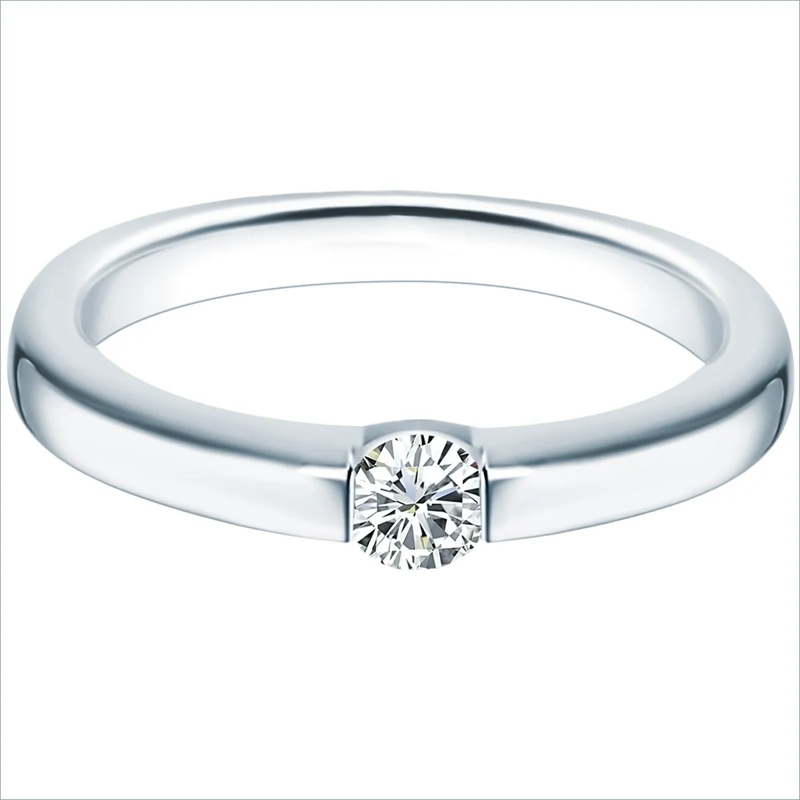 Trilani Ring Sterling Silber Ring Zirkonia silber