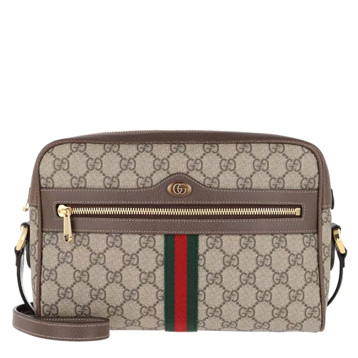 Gucci Ophidia GG Supreme Small Shoulder Bag Beige/Ebony Camera Bag