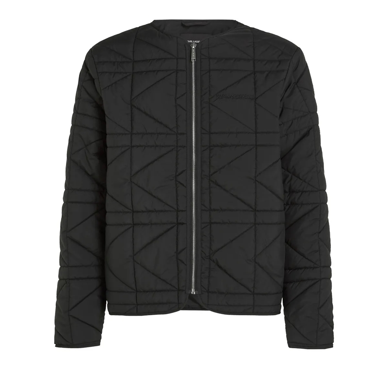 Karl Lagerfeld Daunenjacke Leichte, packbare Jacke schwarz