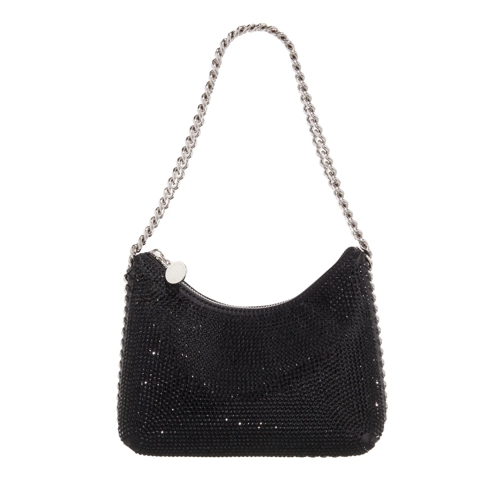 Stella McCartney MINI ZIP SHOULDER Tasche 1000 Black Crossbodytas