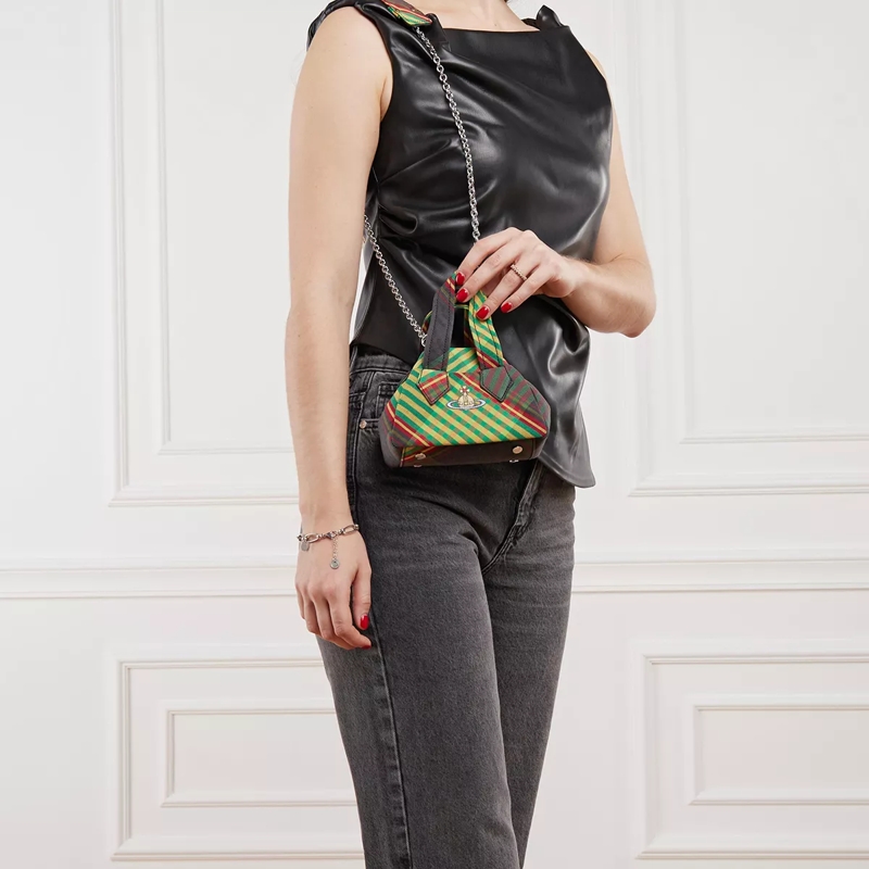 Vivienne Westwood Crossbody Bag Archive Mini Yasmine Bag Combat Tartan(Image 2)