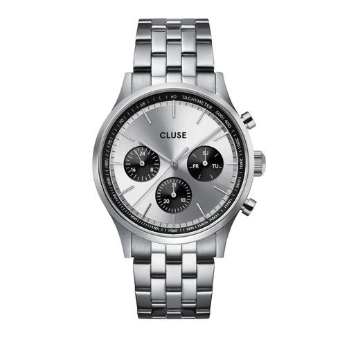 CLUSE Digitaluhr CLUSE Anthéor Multifunction Men's Watch CW21007 Silber farbend