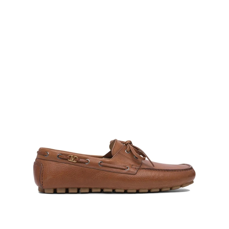 Valentino Garavani Loafer "Driver Fastaway" Loafers Brown
