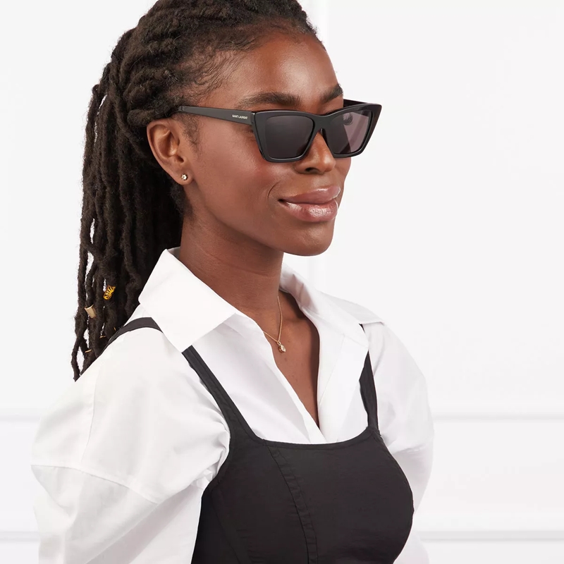 Saint Laurent Sonnenbrille SL 276 MICA Black-Black-Grey(Image 2)