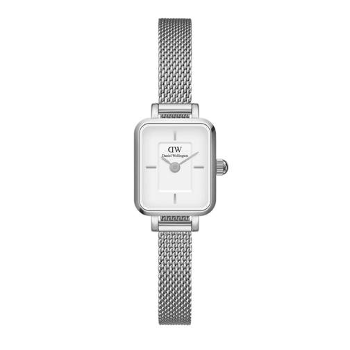 Daniel Wellington Digitaluhr Daniel Wellington Quadro Mini damen Uhr Silber DW0 Silber farbend