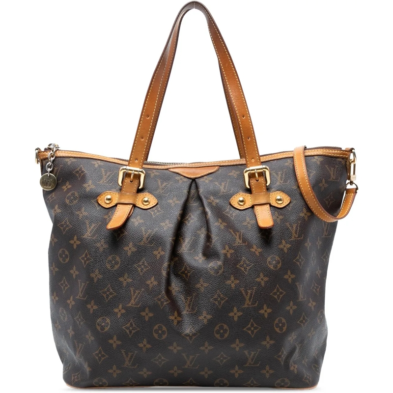 Louis Vuitton Schultertasche Monogram Palermo GM braun