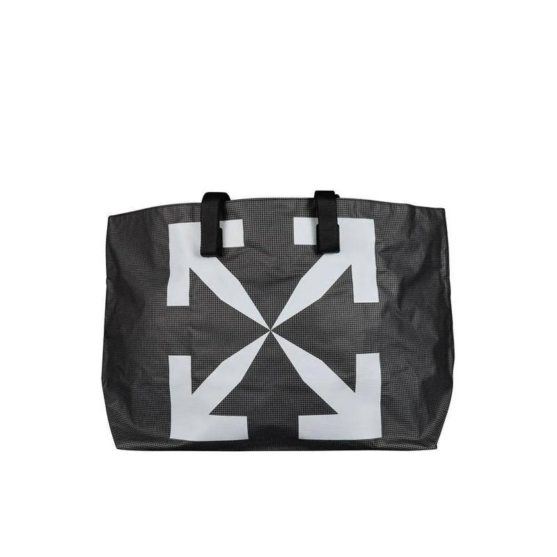 Off-White Tote Signature Graphic Tote Bag Grey