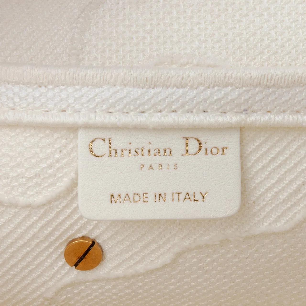 Thumbnail - Christian Dior Hobo Bags - Canvas Embroidered Camouflage Saddle Bag - Gr. unisize - in Weiß - für Damen