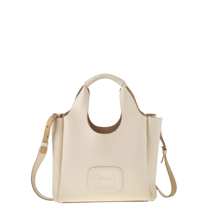 Hogan Tote Shopping Small H-Bag Neutrals