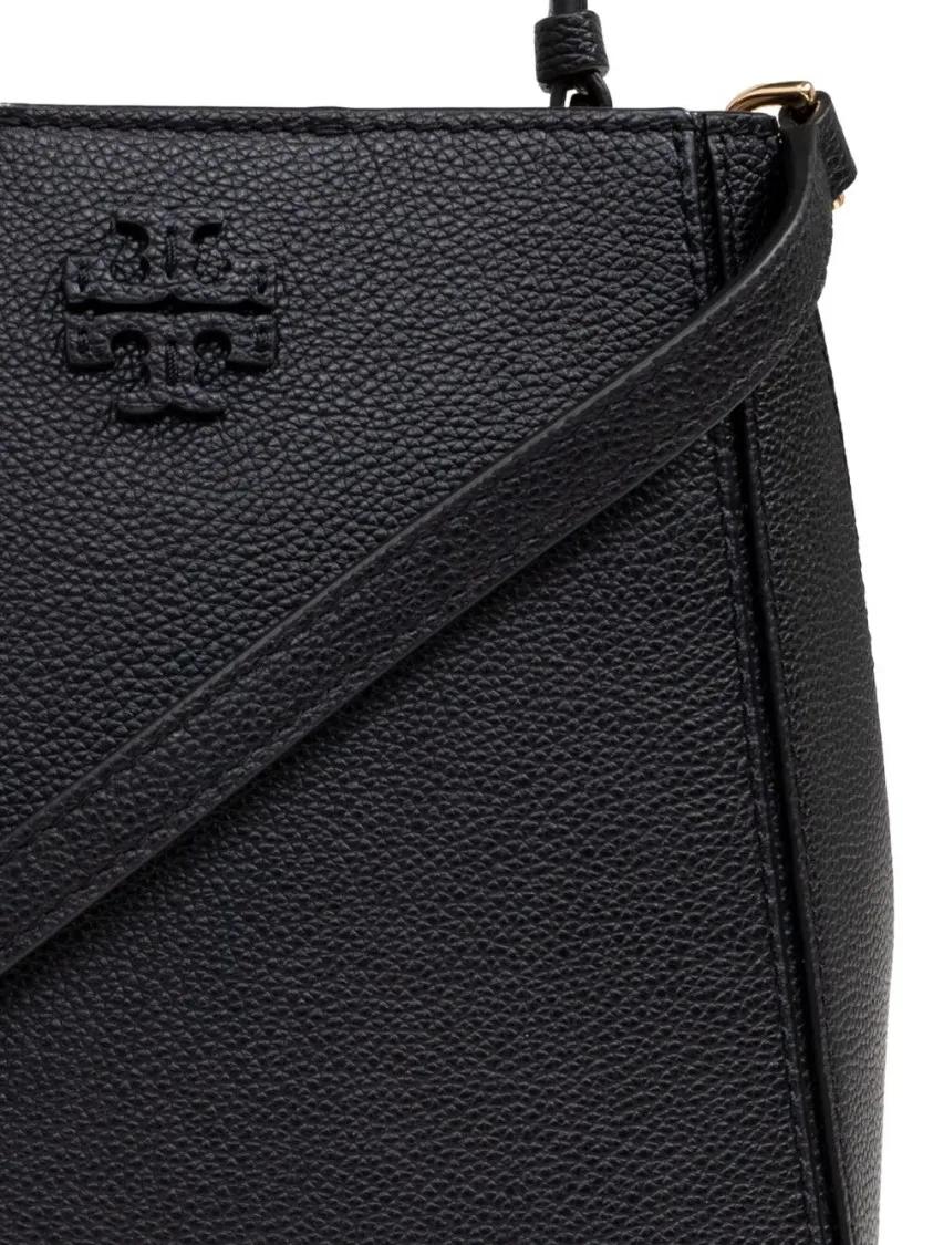 Thumbnail - Tory Burch Shopper & Totes - Structured Black Calf Leather Tote - Gr. unisize - in Schwarz - für Damen