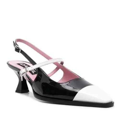 Carel Paris Paris Cecile Shoes White/Black Black Pumps