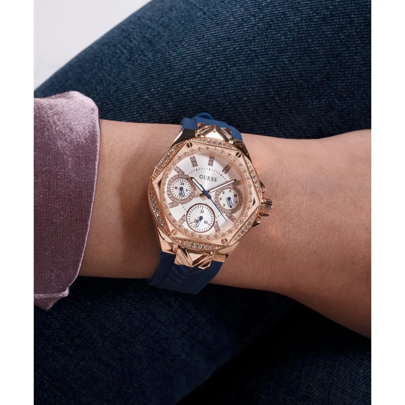 Guess Quarzuhr Quarz-Analoguhr Envy blau(Image 4)