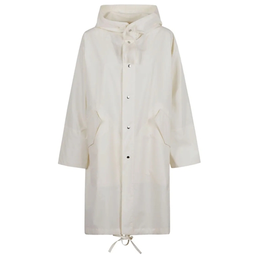 Jil Sander Parka-Mäntel Oversized Cotton Parka White